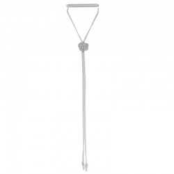 Collier ajustable ARYA Silver - fils d'or tressés argent MAAYAZ