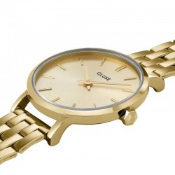 Montre Boho Chic Petite Steel Gold Gold, couleur or, cadran rond doré