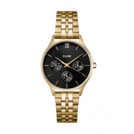 Montre shops noire femme cluse