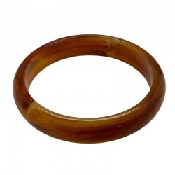 Bracelet Grand Jonc Caramelo  - Acétate marron caramel WAEKURA