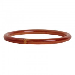 Bracelet Jonc fin Caramelo - Acétate marron caramel WAEKURA