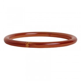 Bracelet Jonc fin Caramelo - Acétate marron caramel WAEKURA