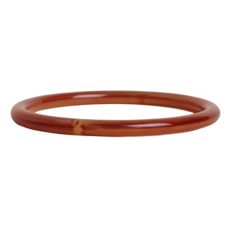 Bracelet Jonc fin Caramelo - Acétate marron caramel WAEKURA