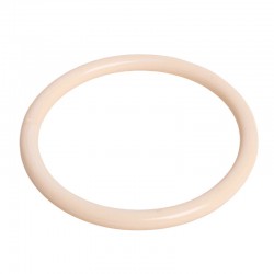 Bracelet Jonc fin Créma - Acétate blanc crème WAEKURA