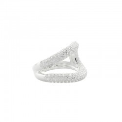 Bague Eros zircons argent TAILLE 58