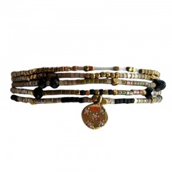 Bracelet 5 tours NOHA BLACK...