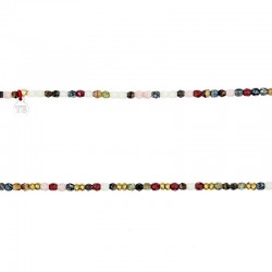 Collier & Bracelet VENDÔME 24 6 tours - Perles de Bohème multicolores