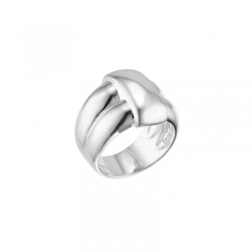 Bague grosse anneaux LINA argent - Anneau double & Barre - CANYON