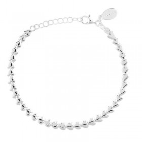 Bracelet fin en Argent - Chaîne maillons triangles - CANYON