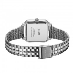 Montre Gracieuse Steel White, Silver Color, cadran carré argent