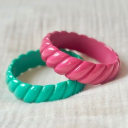 Bracelet Jonc torsadé MILES ROSE