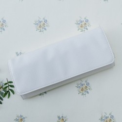 Pochette à Bijoux CATHERINE Simili cuir Blanc - Rangements multiples