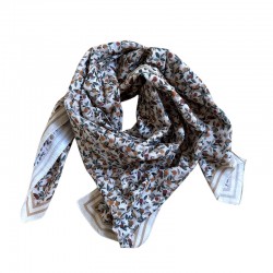 Foulard en voile de coton...