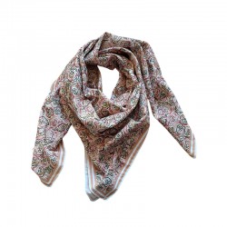 Foulard en voile de coton...