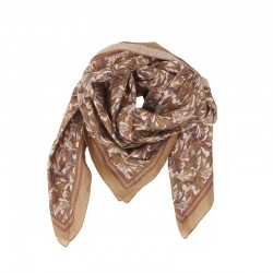 Foulard en voile de coton...