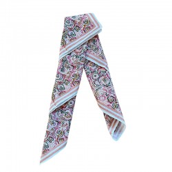 Foulard en voile de coton - PETIT - PORTOFINO ROSE