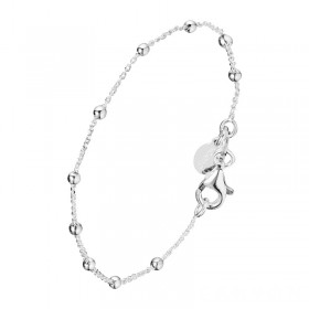 Bracelet Fin en argent - Chaîne fine & Cubes designs CANYON