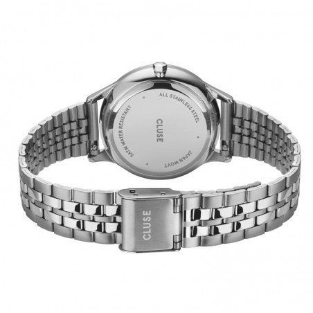 Montre Minuit Multifonction Steel Full Silver colour cadran rond