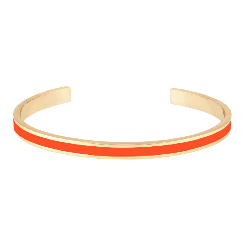 Bracelet jonc ouvert BANGLE Tangerine doré - Bangle Up