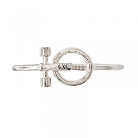 Bracelet jonc mors Magnolia plaqué argent