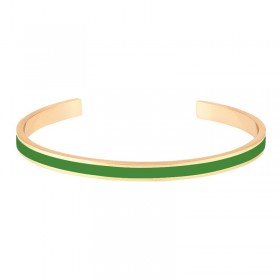 Bracelet jonc ouvert BANGLE vert doré - simply green BANGLE UP