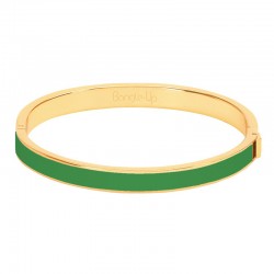 Bracelet jonc fermé BANGLE vert doré - simply green