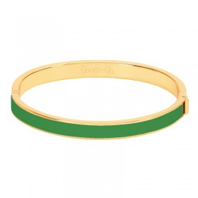 Bracelet jonc fermé BANGLE vert doré - simply green