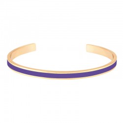 Bracelet jonc ouvert BANGLE violet doré - deep purple BANGLE UP