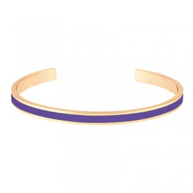 Bracelet jonc ouvert BANGLE violet doré - deep purple BANGLE UP