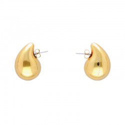 Boucles d'oreilles DROP EARRING GOLD - Grosse puce dorée - VANESSA BARONI