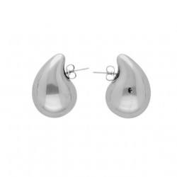 Boucles d'oreilles DROP EARRING SILVER - Grosses puces gouttes argent VANESSA BARONI