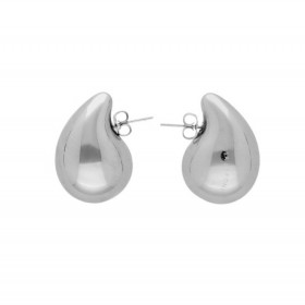 Boucles d'oreilles DROP EARRING SILVER - Grosses puces gouttes argent VANESSA BARONI